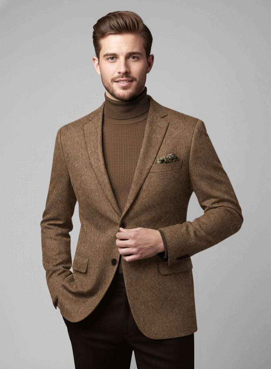 Colombo Brown Cashmere Jacket - StudioSuits