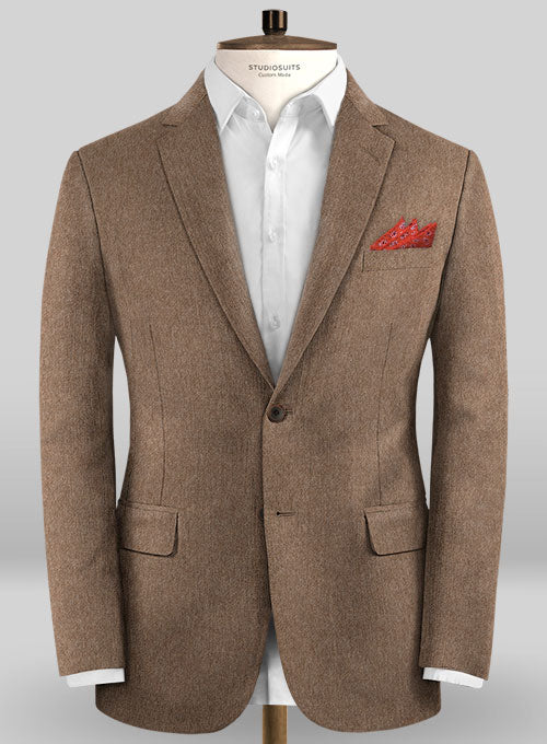 Colombo Brown Cashmere Jacket - StudioSuits