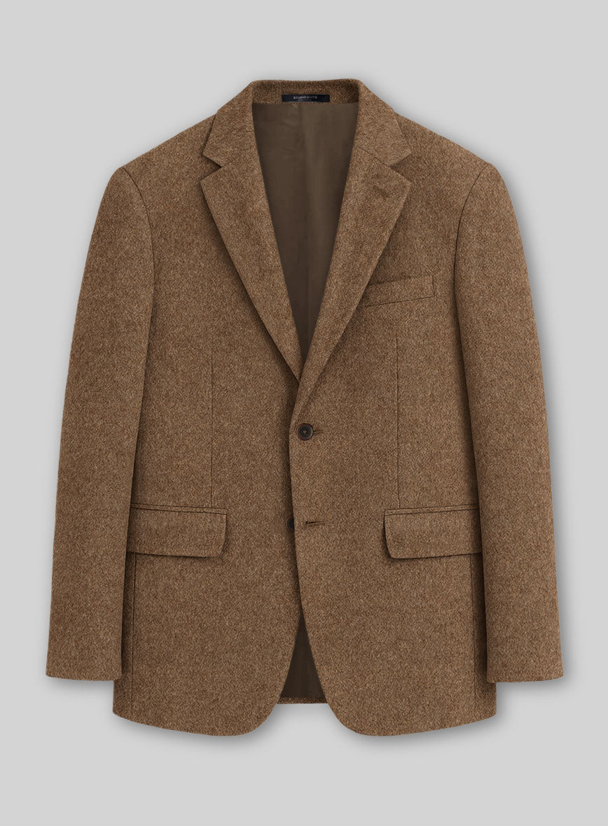 Colombo Brown Cashmere Jacket - StudioSuits