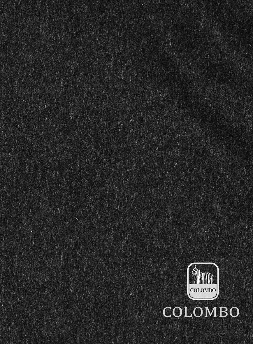 Colombo Charcoal Cashmere Jacket - StudioSuits