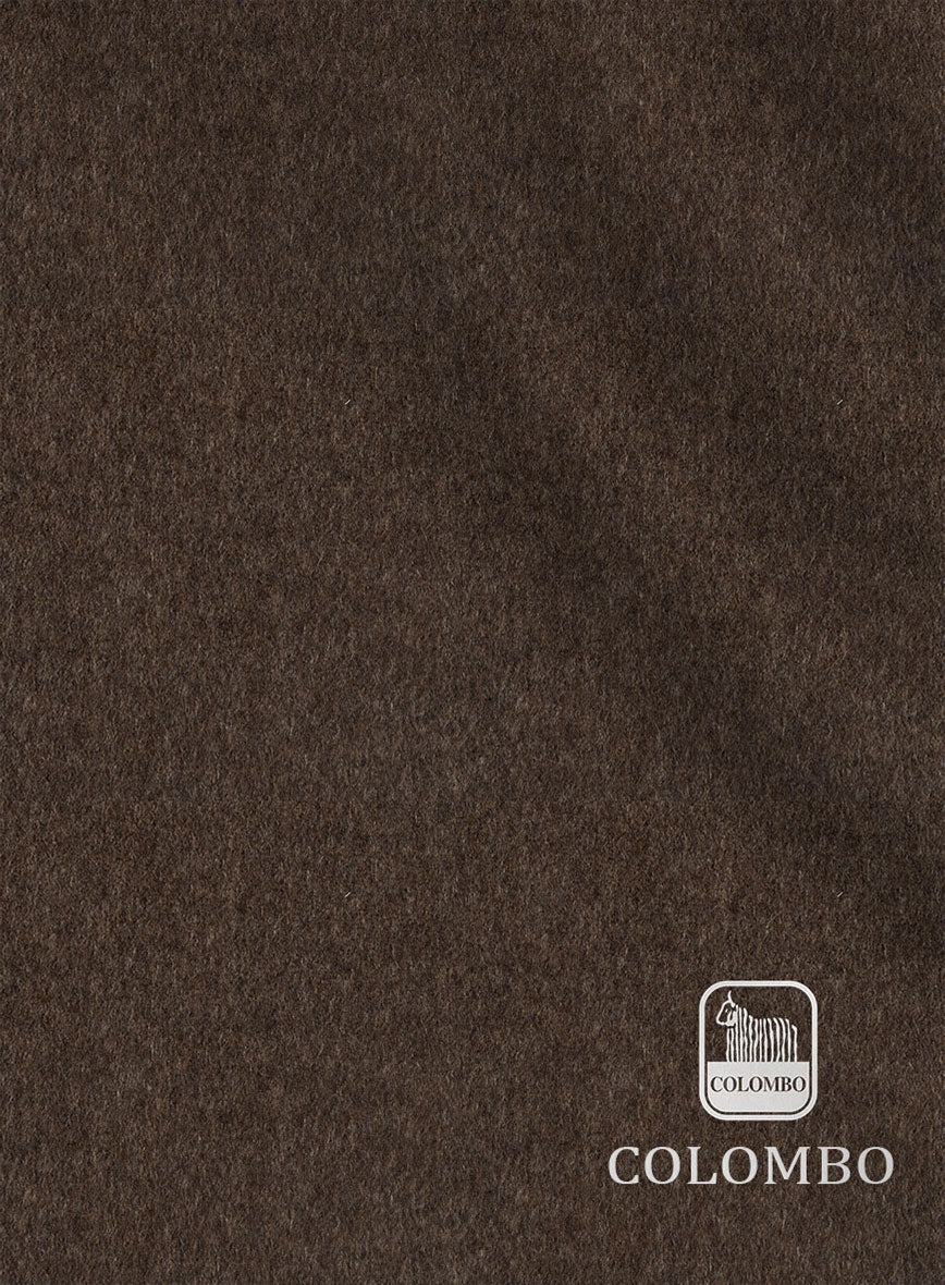 Colombo Dark Brown Cashmere Jacket - StudioSuits