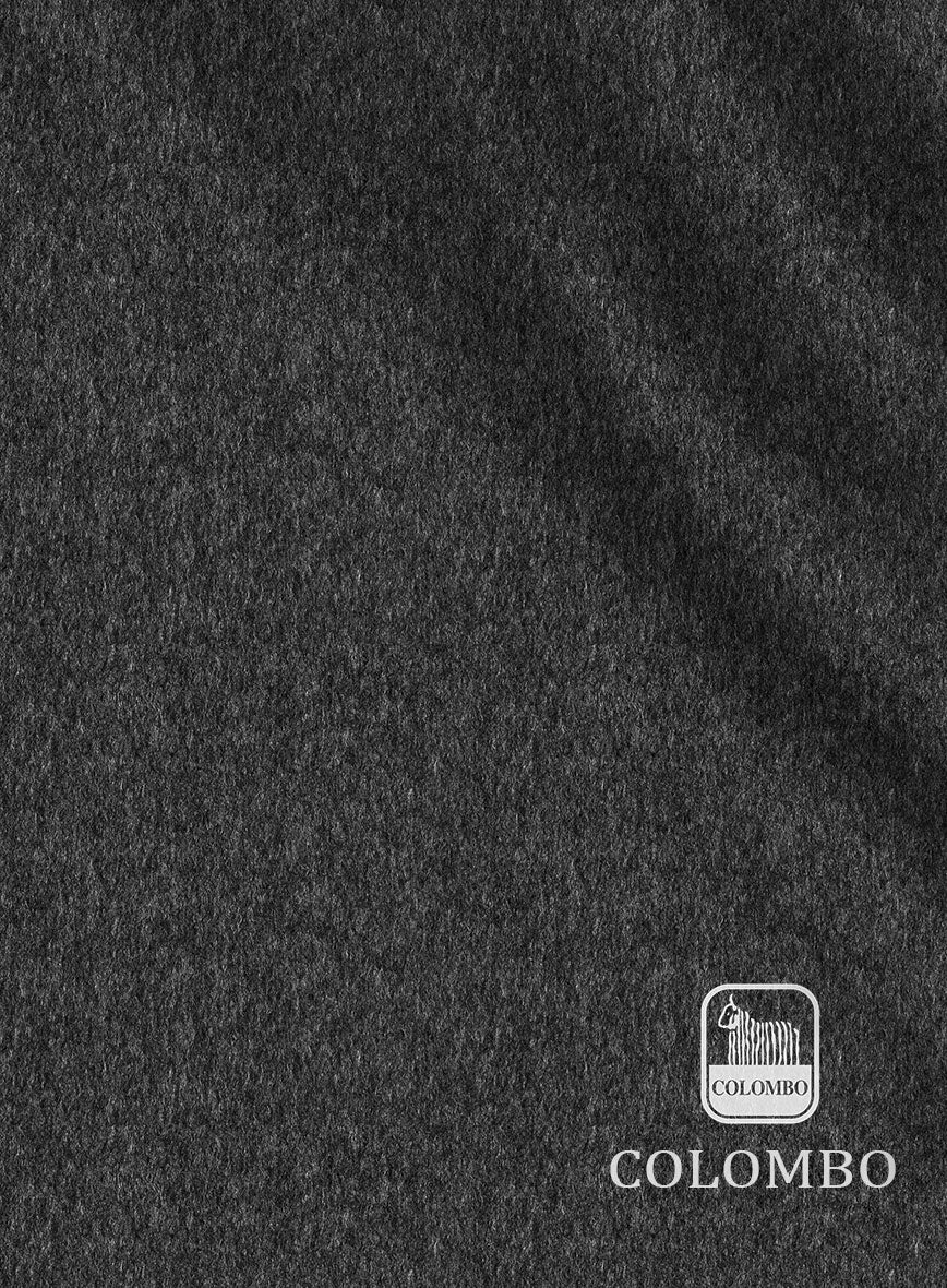 Colombo Dark Gray Cashmere Jacket - StudioSuits