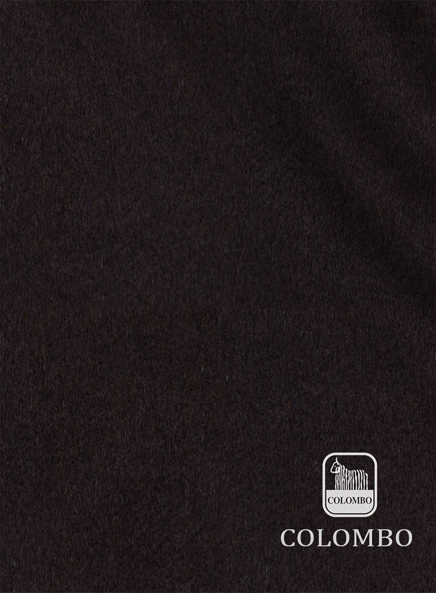 Colombo Deep Brown Cashmere Jacket - StudioSuits
