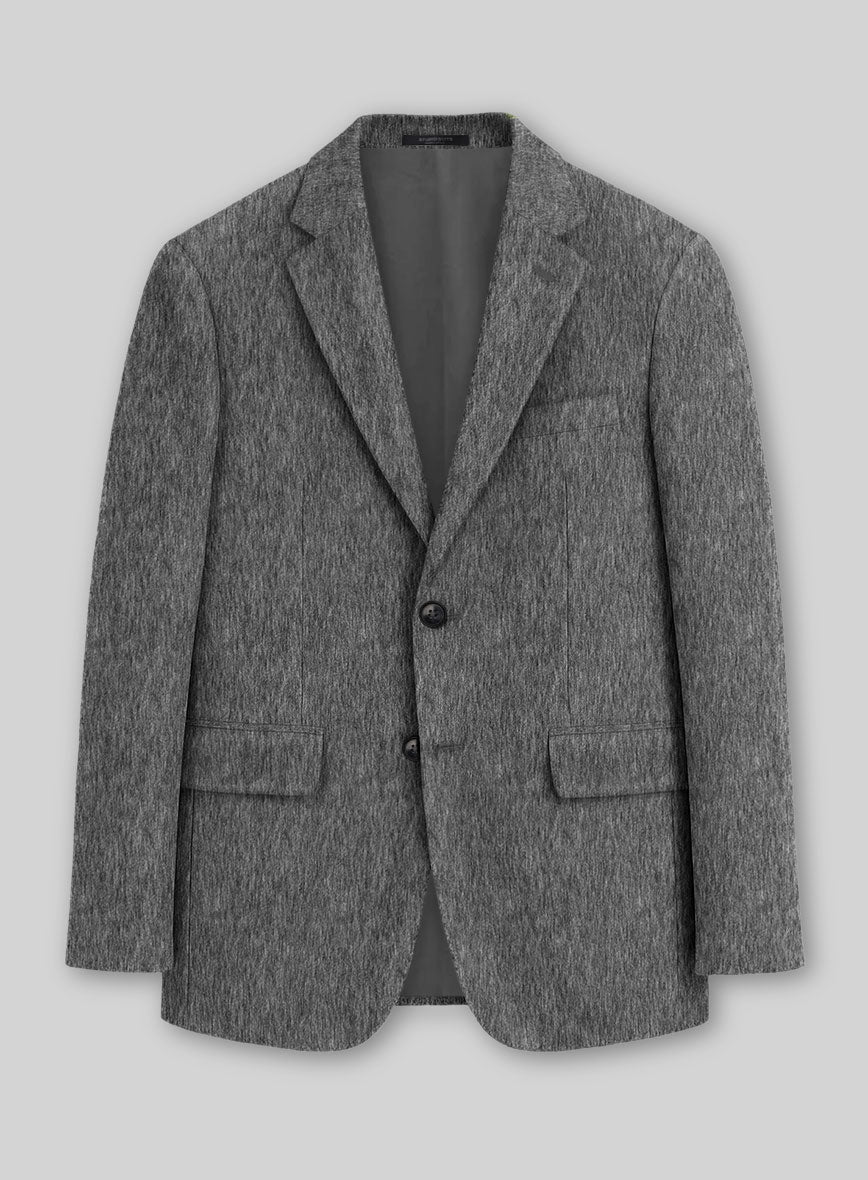 Colombo Gray Cashmere Jacket - StudioSuits