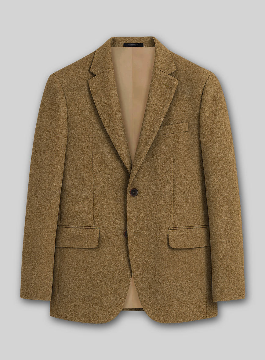 Colombo Khaki Cashmere Jacket - StudioSuits