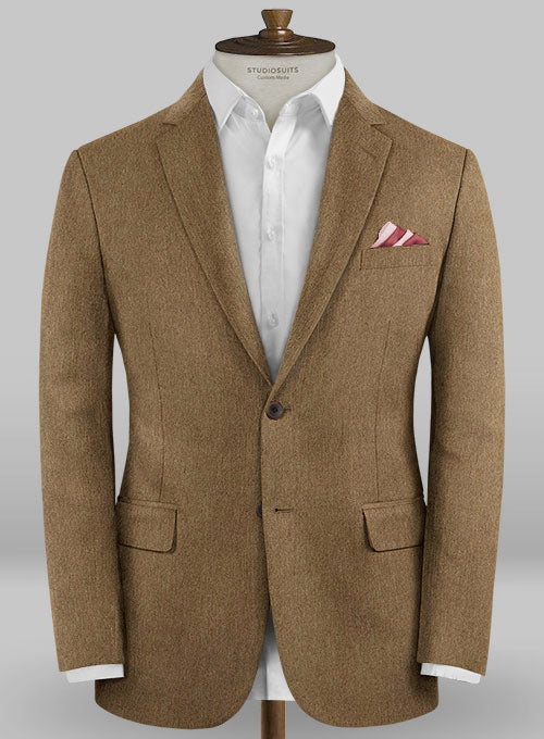 Colombo Khaki Cashmere Jacket - StudioSuits