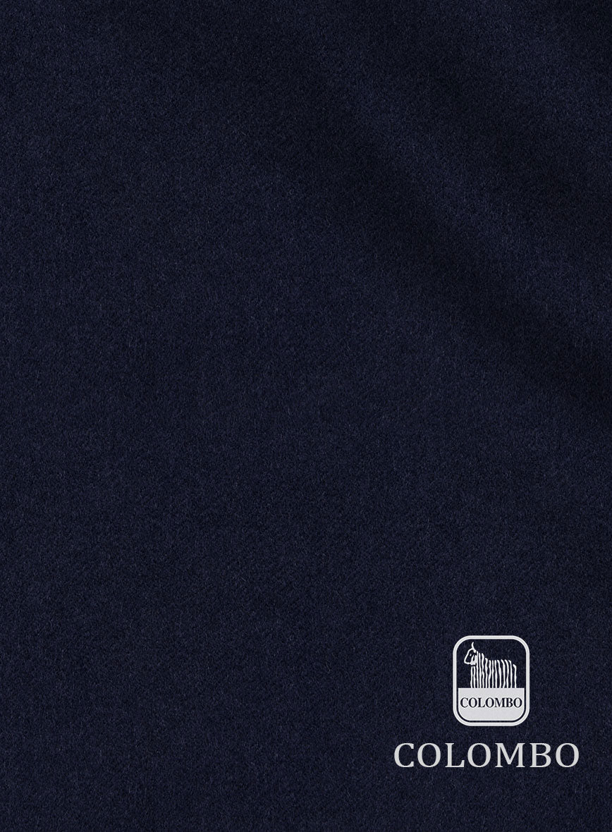 Colombo Navy Blue Cashmere Jacket - StudioSuits