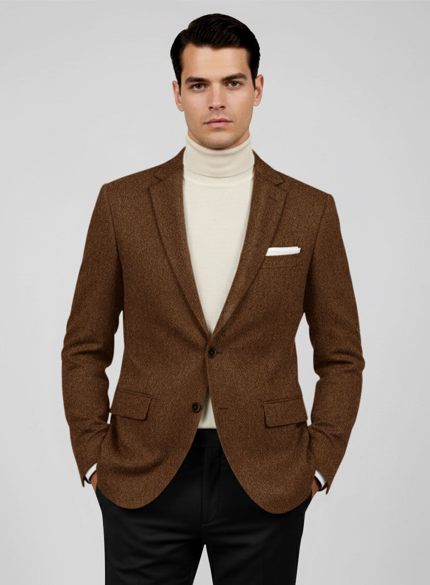 Colombo Royal Brown Cashmere Jacket - StudioSuits