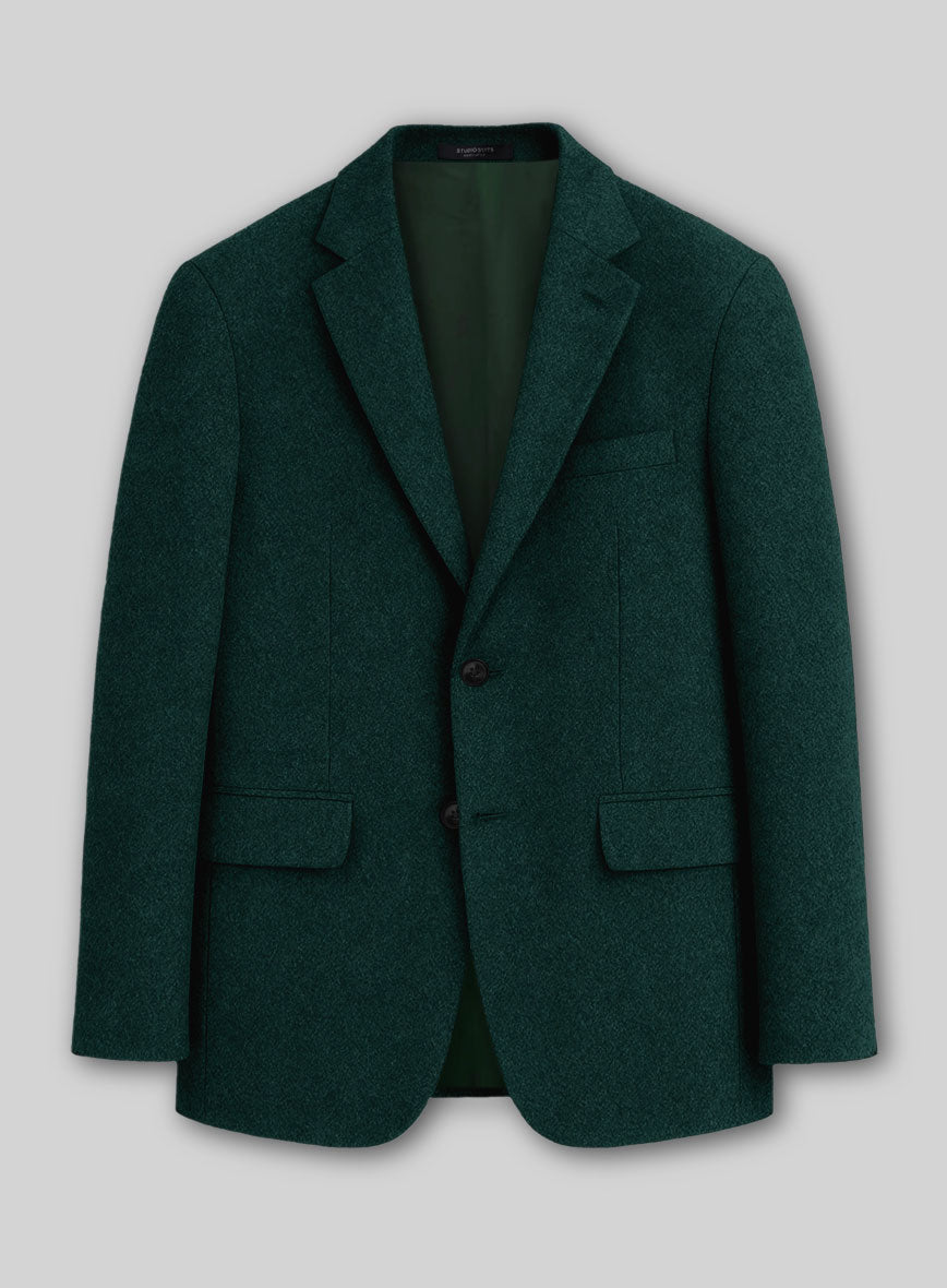 Colombo Teal Green Cashmere Jacket - StudioSuits