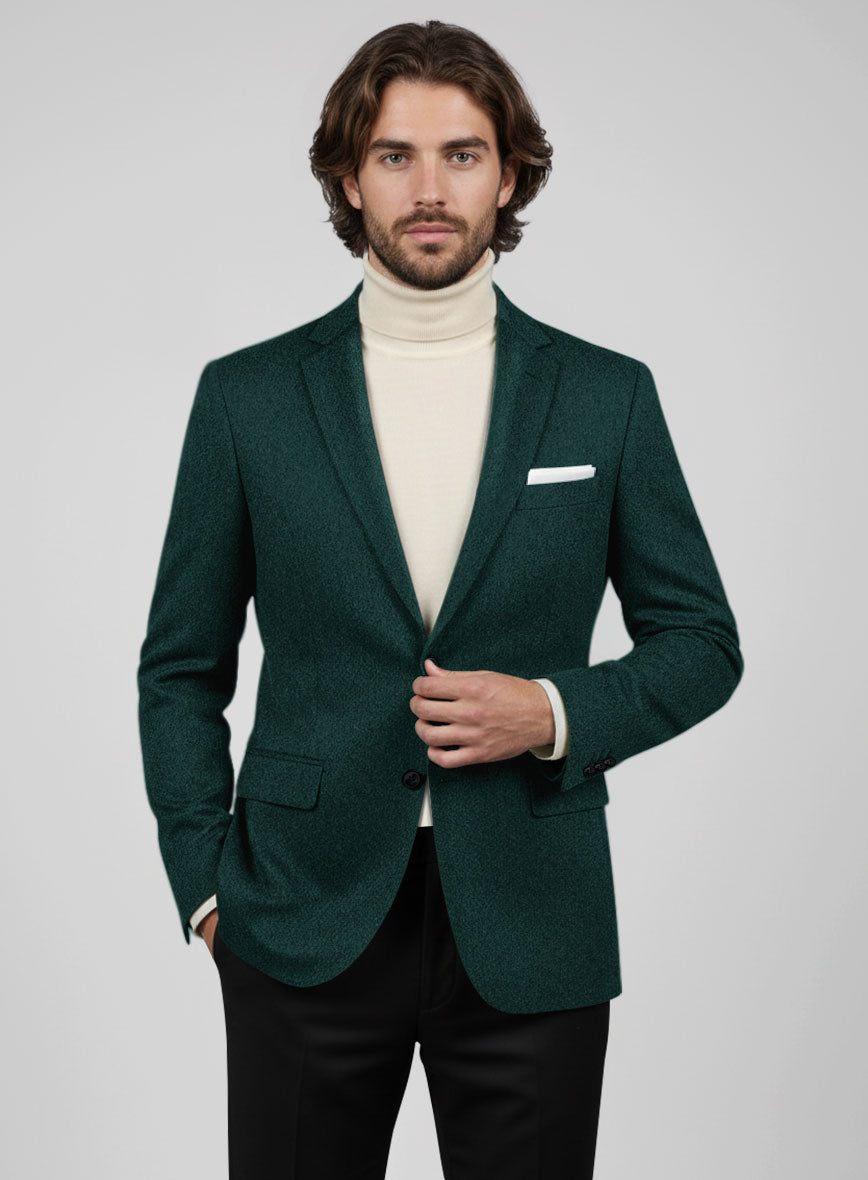 Colombo Teal Green Cashmere Jacket - StudioSuits