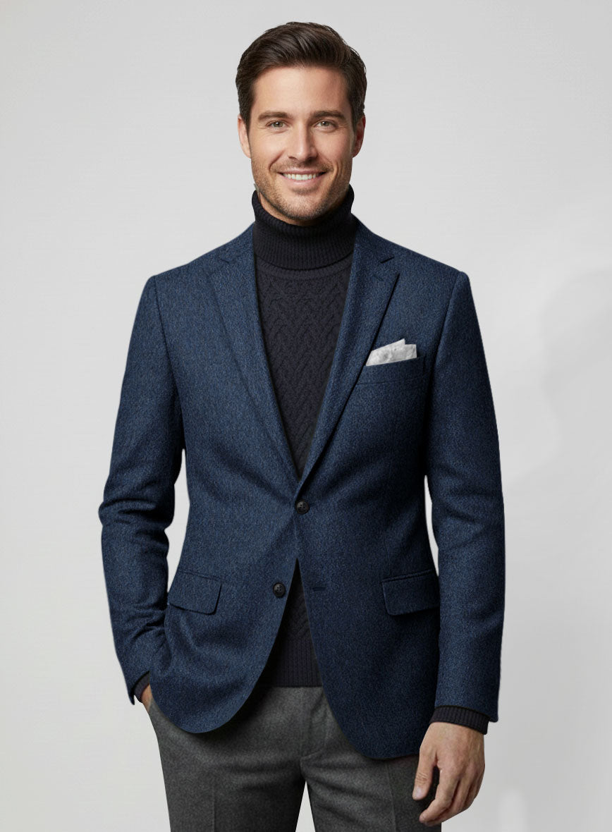 Colombo Tom Blue Cashmere Jacket - StudioSuits