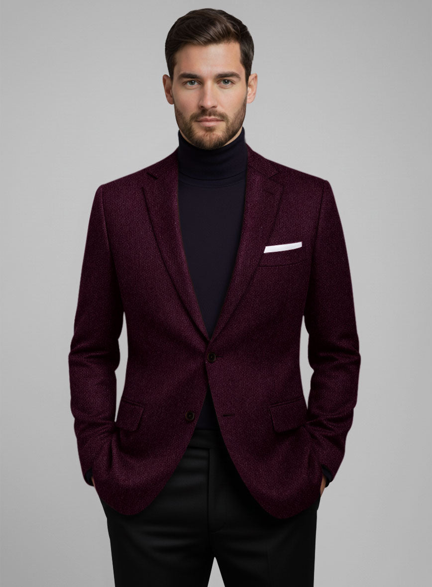 Colombo Wine Cashmere Jacket - StudioSuits