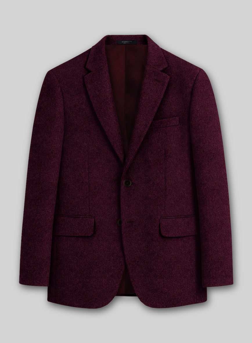 Colombo Wine Cashmere Jacket - StudioSuits