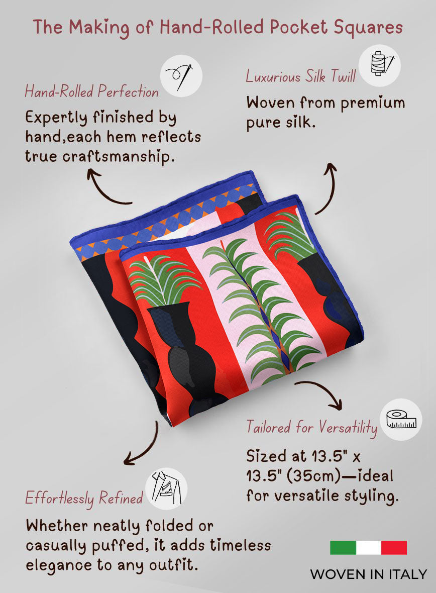 Colonnade Silk Pocket Square - StudioSuits