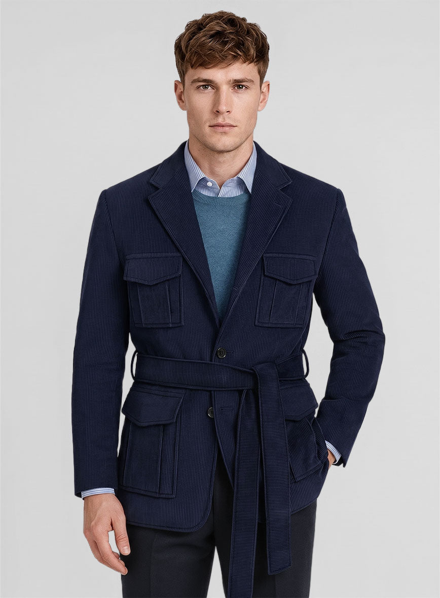 Corduroy Safari Jacket - StudioSuits