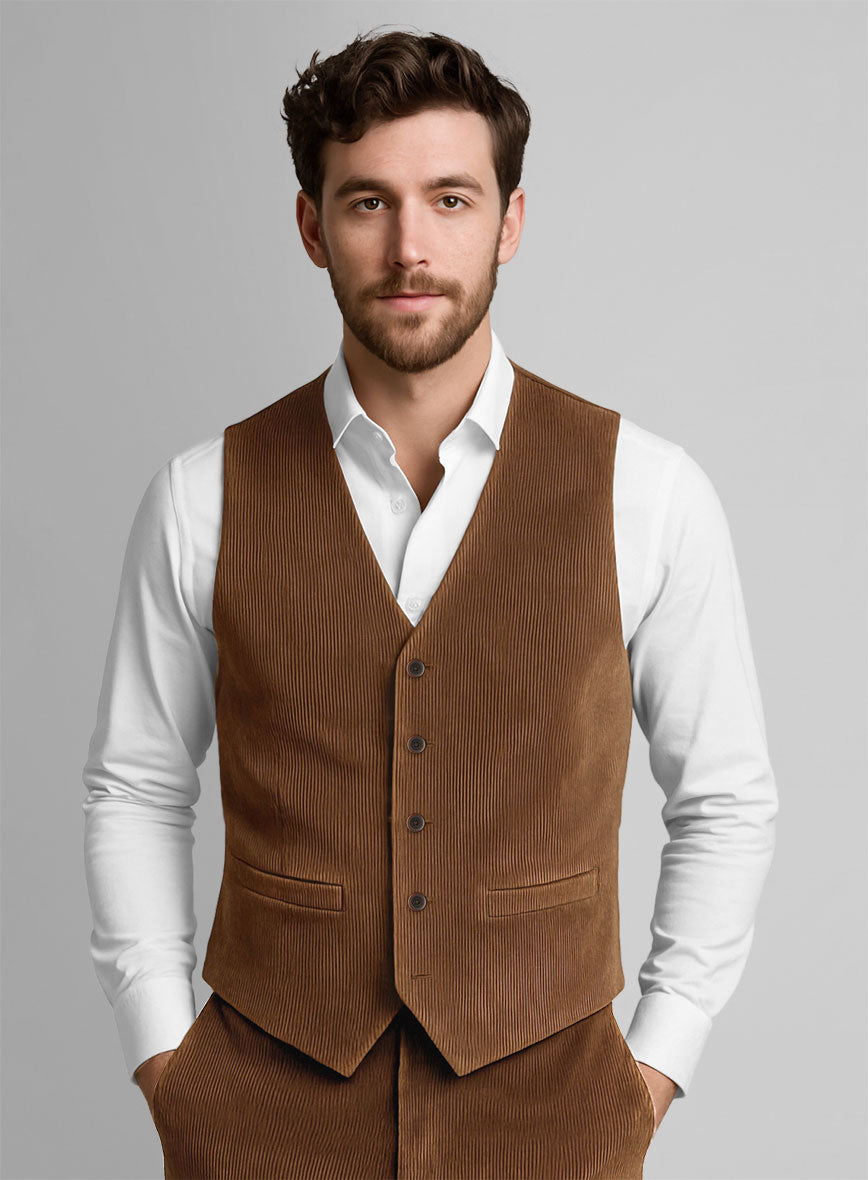 Corduroy Waist Coat - StudioSuits