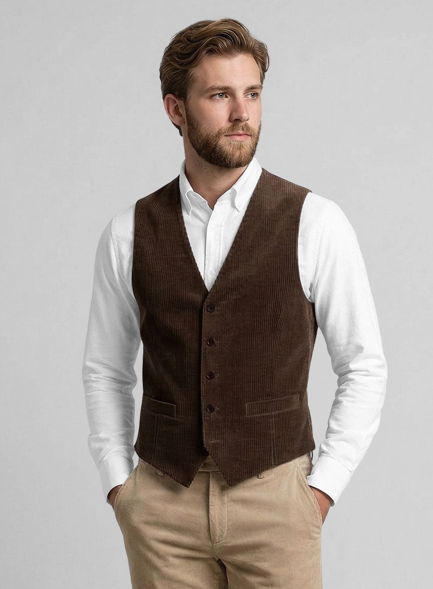 Corduroy Waist Coat - StudioSuits