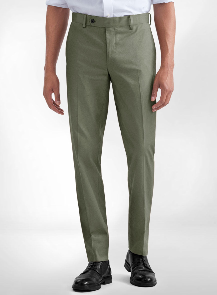 Tailored Cotton Trousers - StudioSuits