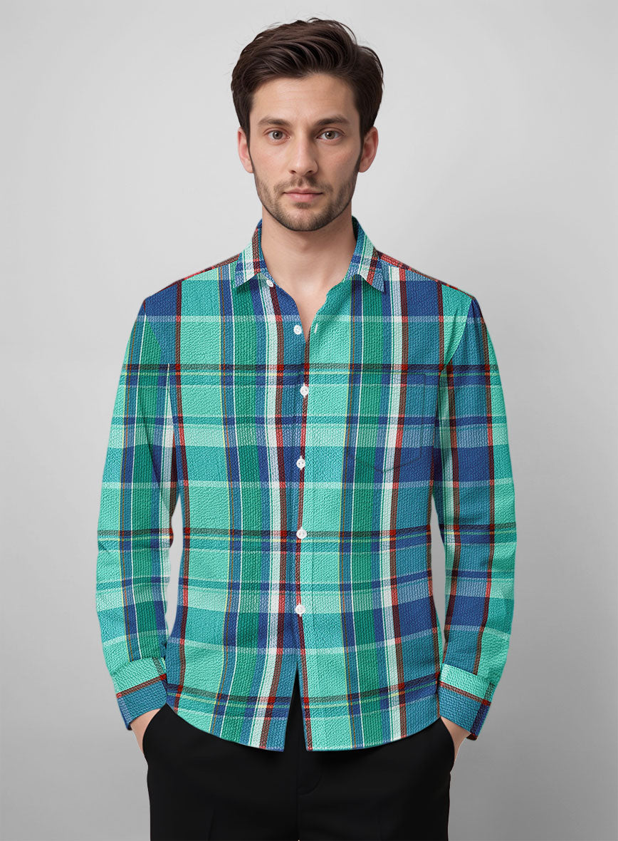 Country Check Cotton Shirt - StudioSuits