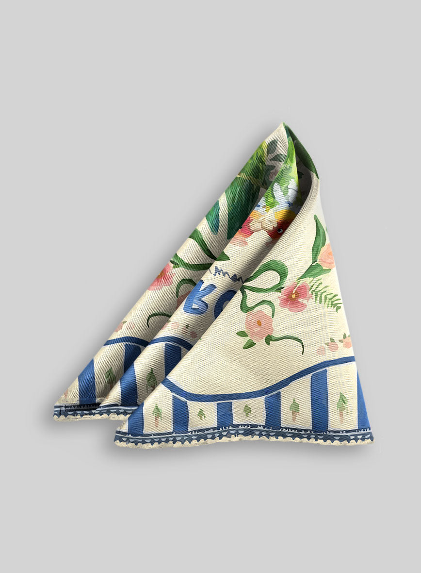 Crepusco Silk Pocket Square - StudioSuits