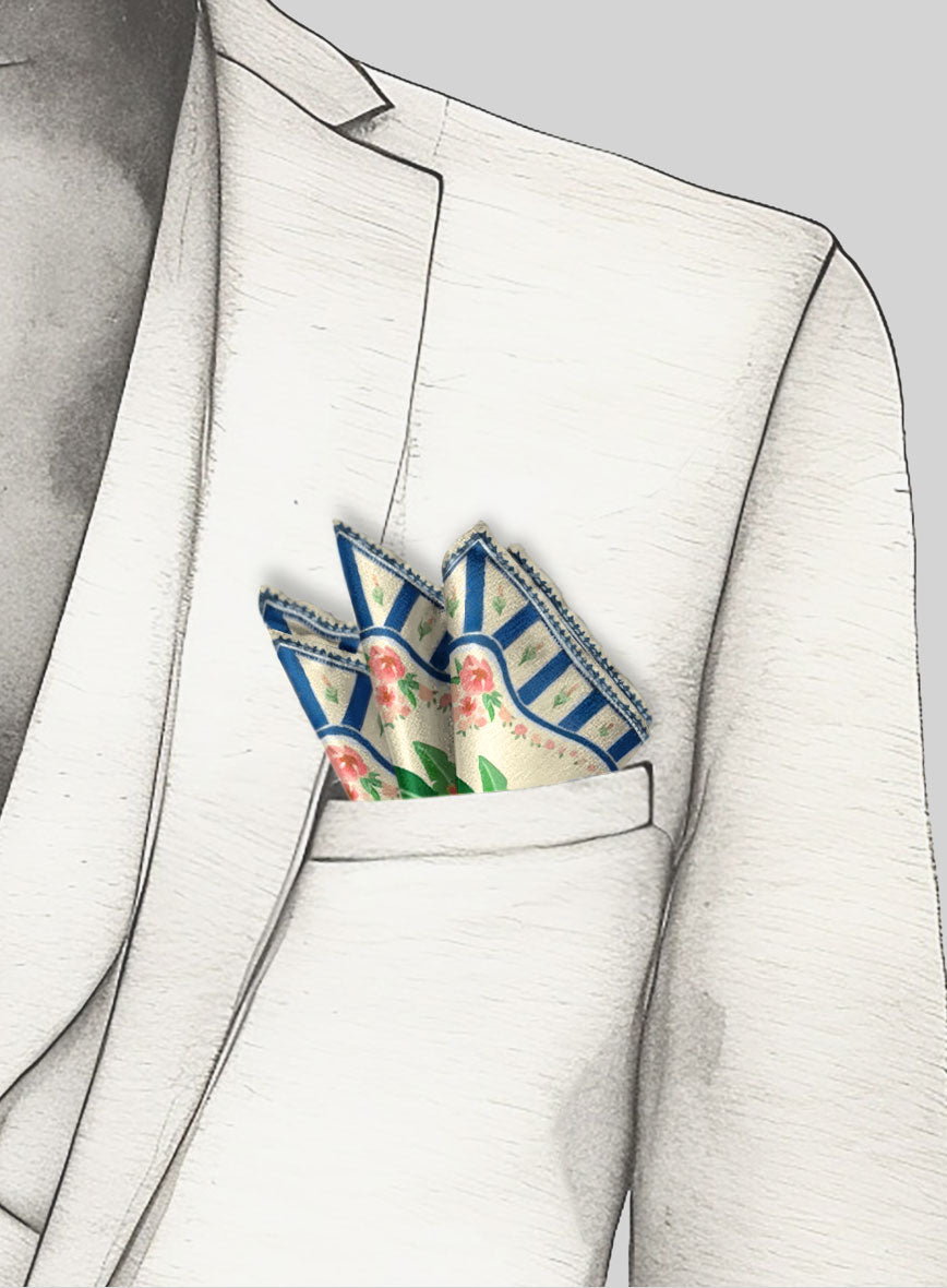 Crepusco Silk Pocket Square - StudioSuits