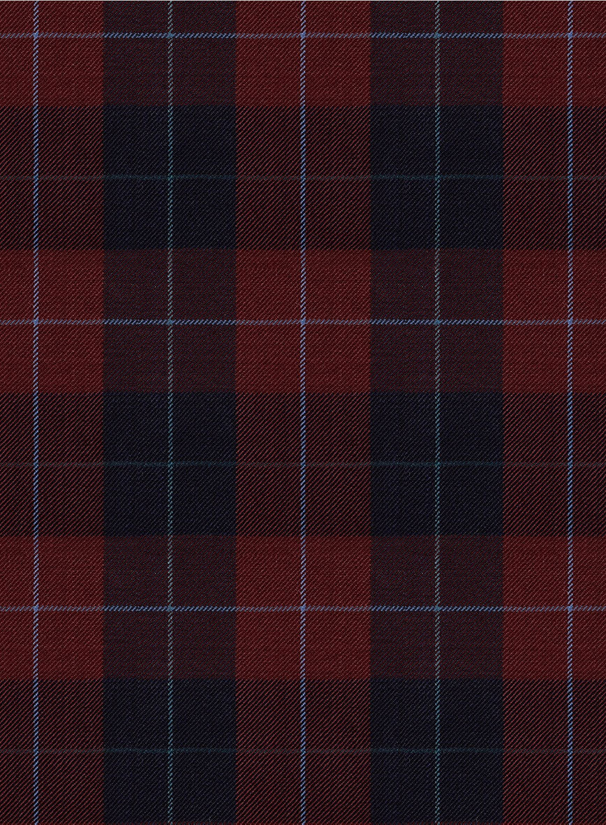 Crimson Carol Check Pants - StudioSuits