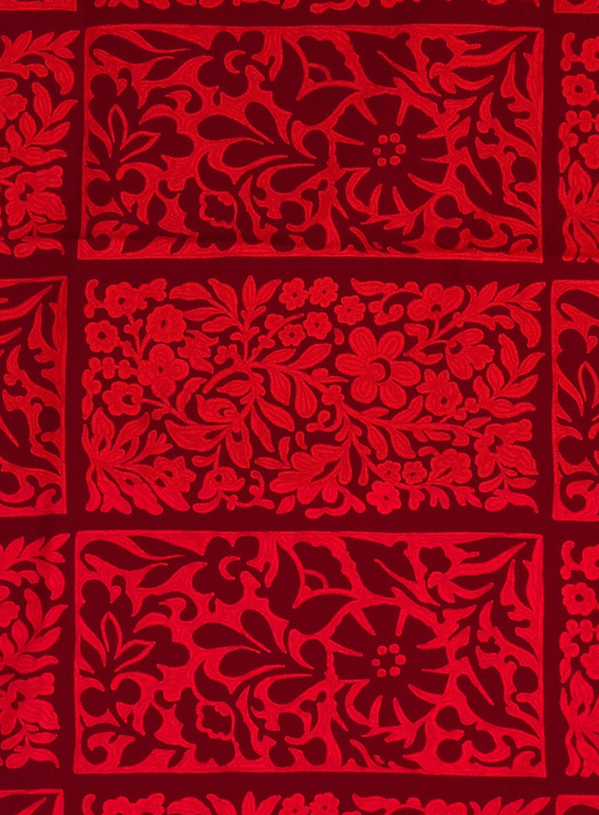Crimson Tapestry Cotton Shirt - StudioSuits
