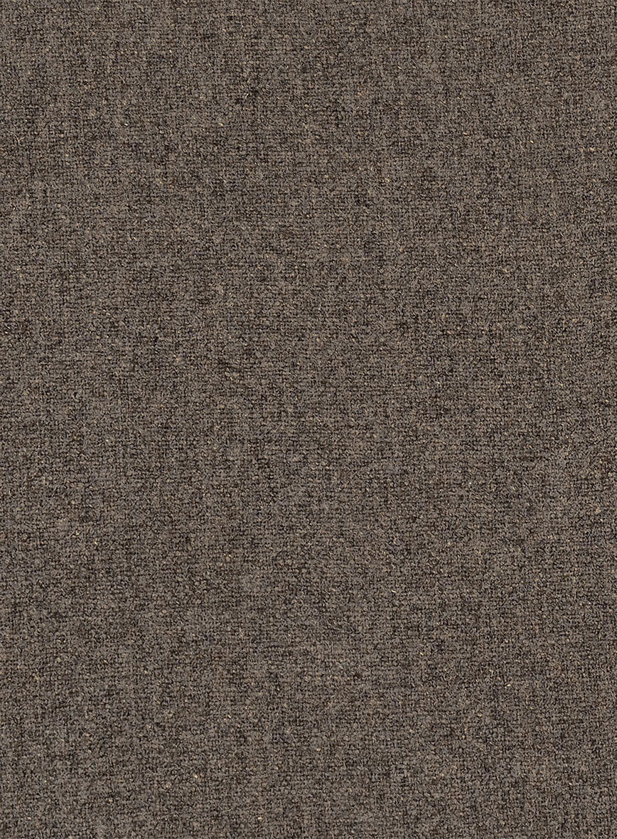 Dapper Brown Tweed Pea Coat - StudioSuits