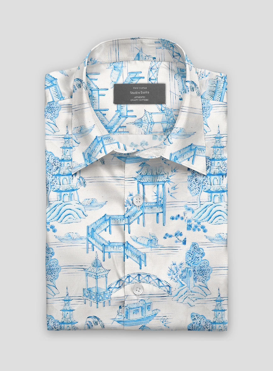 Darcis Silk Cotton Shirt - StudioSuits