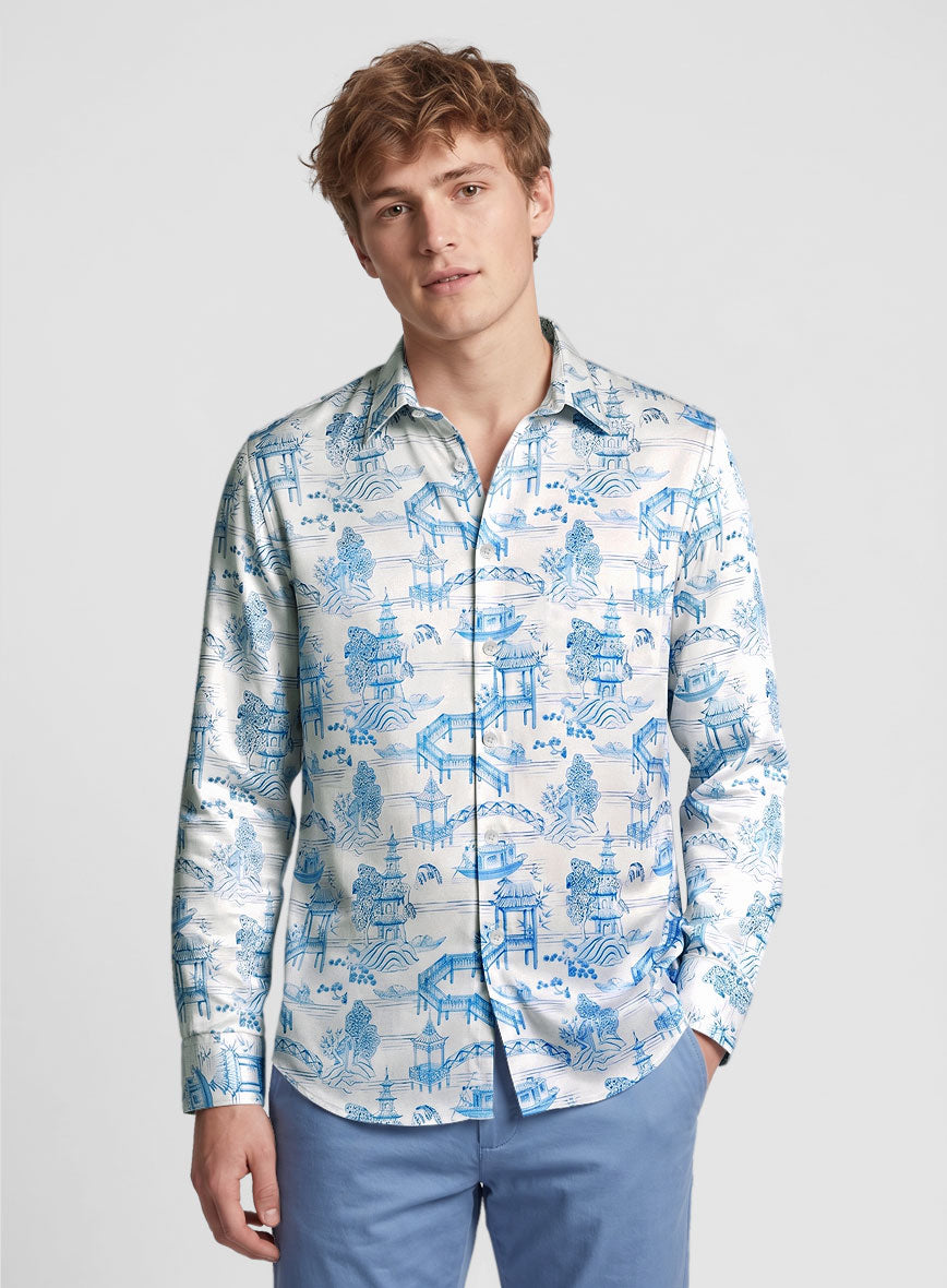 Darcis Silk Cotton Shirt - StudioSuits