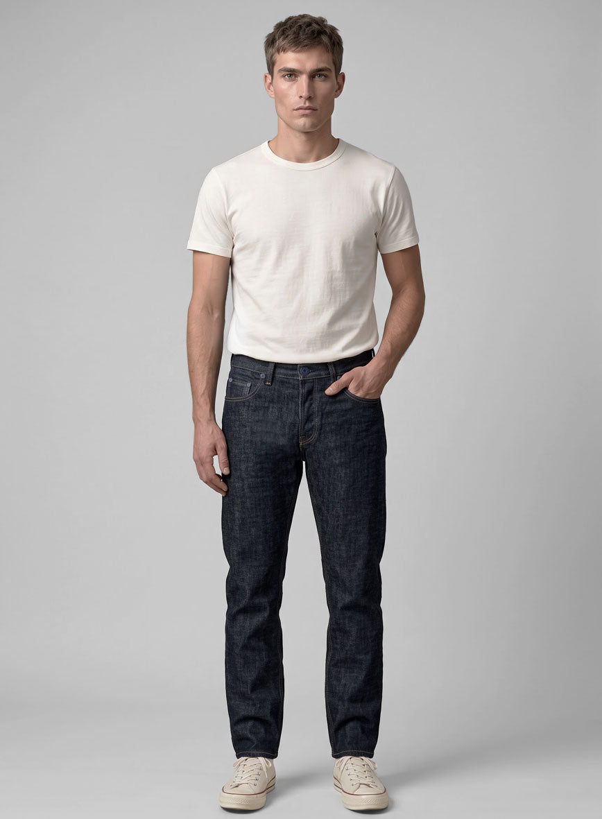 Dark Indigo Stretch Jeans - StudioSuits