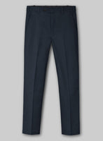 Dark Blue Stretch Chino Pants