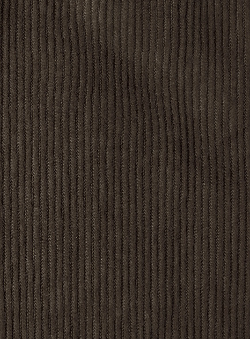 Dark Brown Corduroy Jacket - StudioSuits