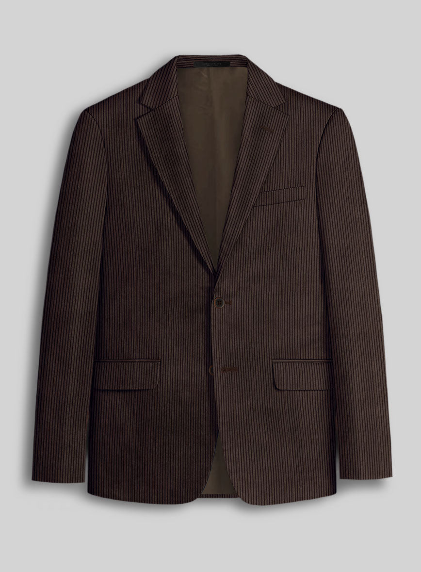 Dark Brown Corduroy Suit - StudioSuits