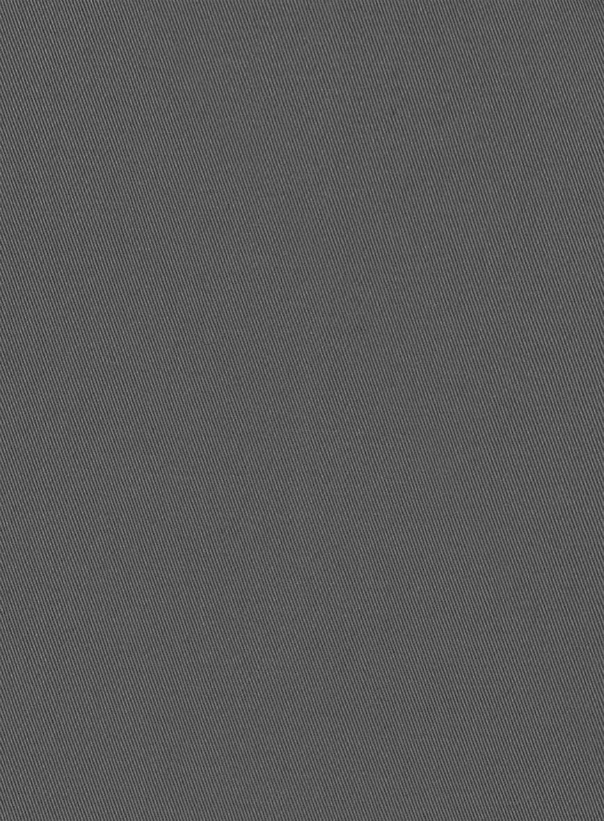 Dark Gray Stretch Chino Jacket - StudioSuits