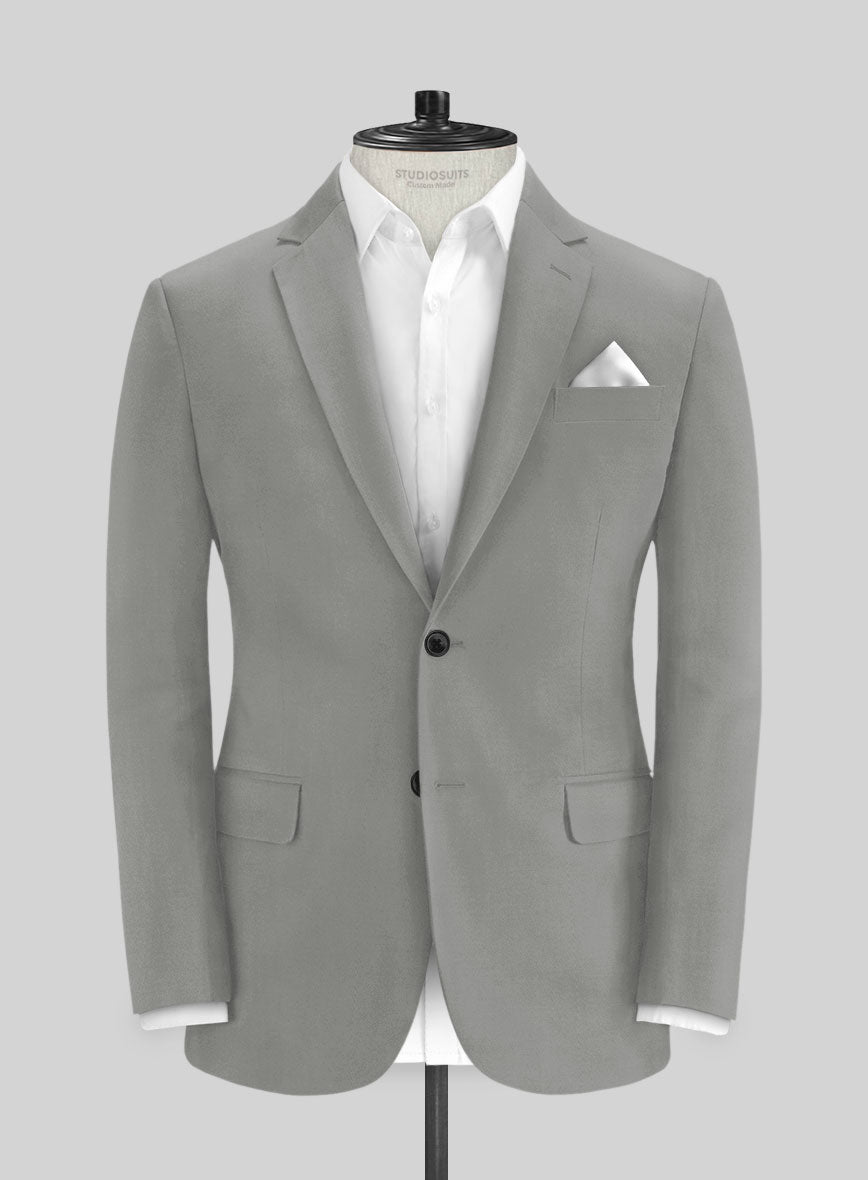 Dark Gray Stretch Chino Suit - StudioSuits