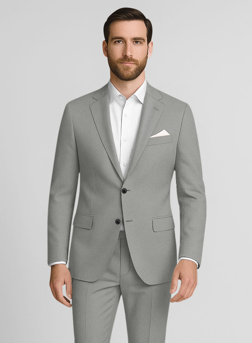 Dark Gray Stretch Chino Suit - StudioSuits
