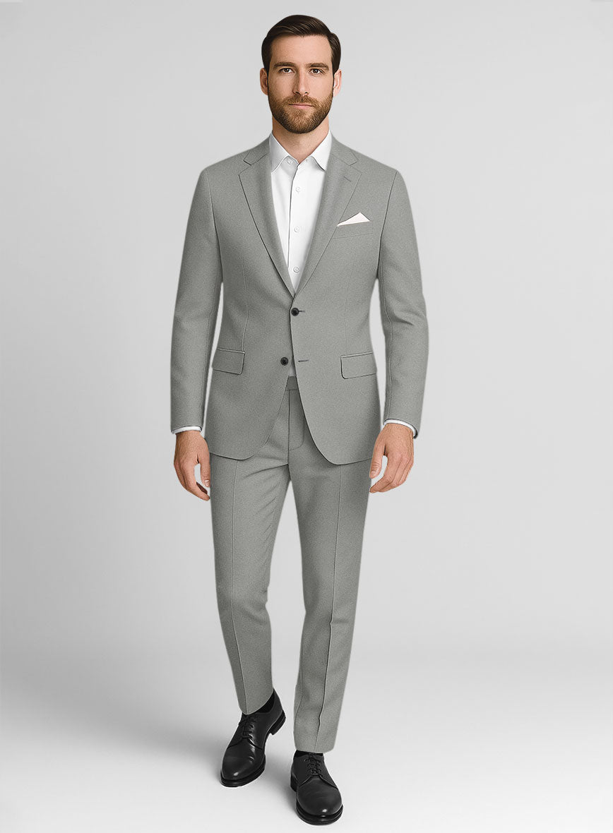 Dark Gray Stretch Chino Suit - StudioSuits