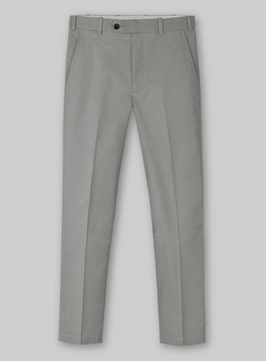 Dark Gray Stretch Chino Pants - StudioSuits