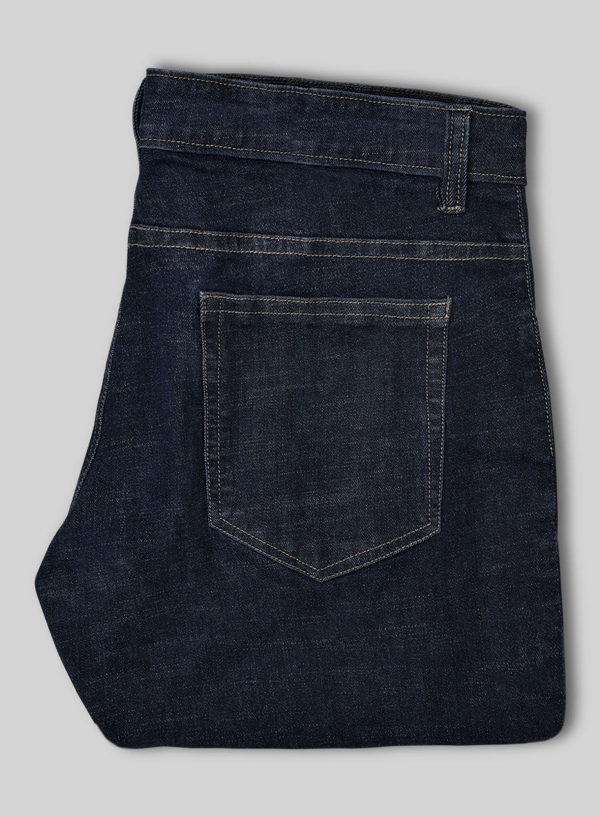 Dark Indigo Stretch Denim Jeans - StudioSuits
