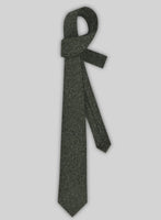 Tweed Tie - Dark Olive Flecks Donegal - StudioSuits