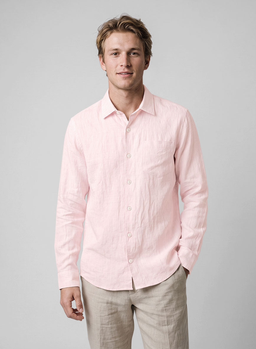 Dawn Petal Linen Shirt - StudioSuits