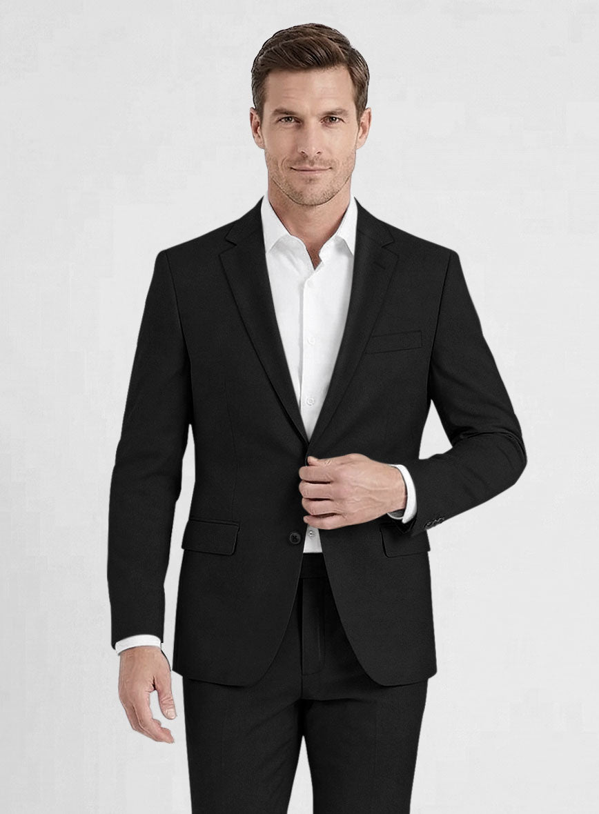 Deep Black Suit - StudioSuits