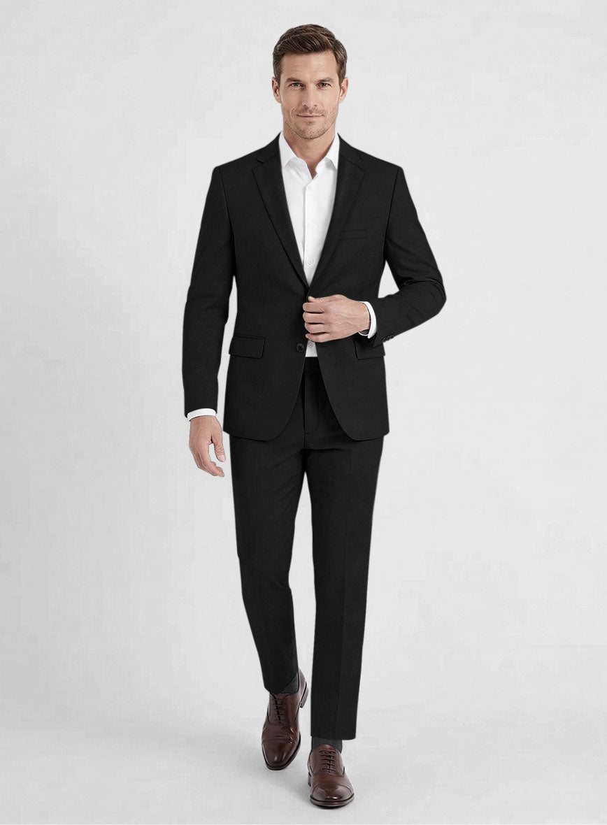 Deep Black Suit - StudioSuits