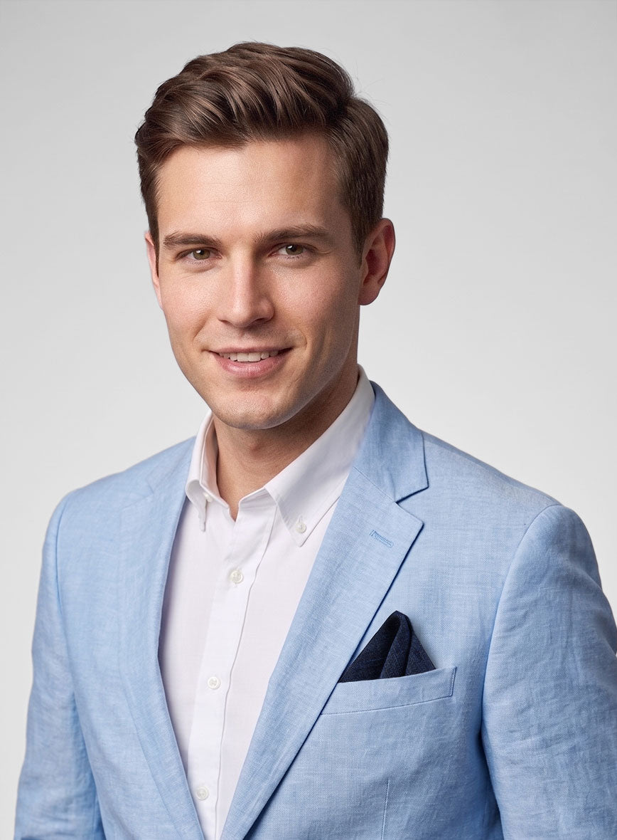 Denim Pocket Square - Light Weight - StudioSuits