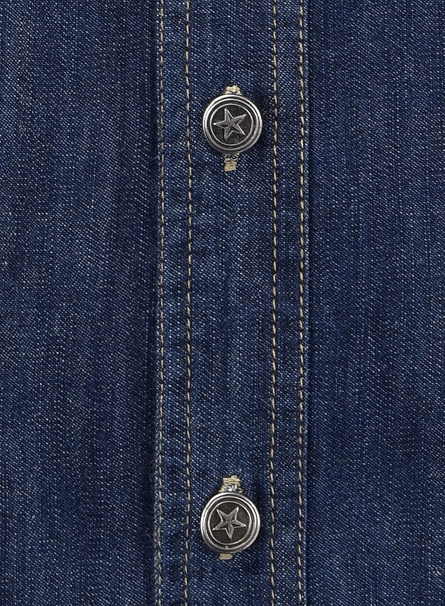 Denim Shirt - Hard Washed - StudioSuits