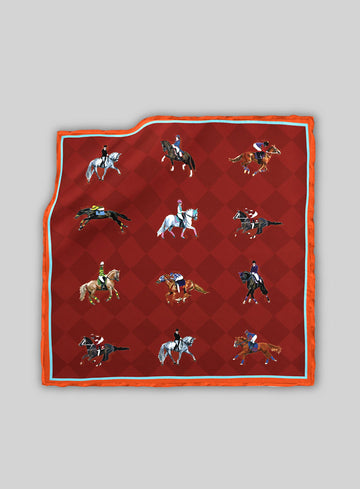 Derby Royale Silk Pocket Square - StudioSuits