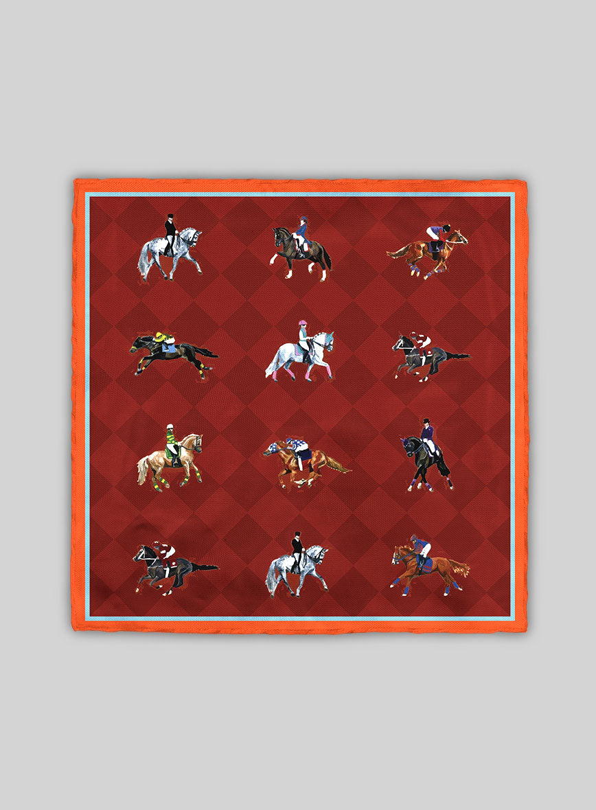 Derby Royale Silk Pocket Square - StudioSuits