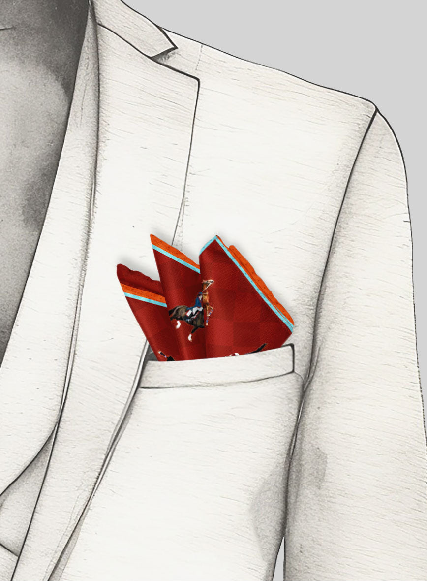 Derby Royale Silk Pocket Square - StudioSuits