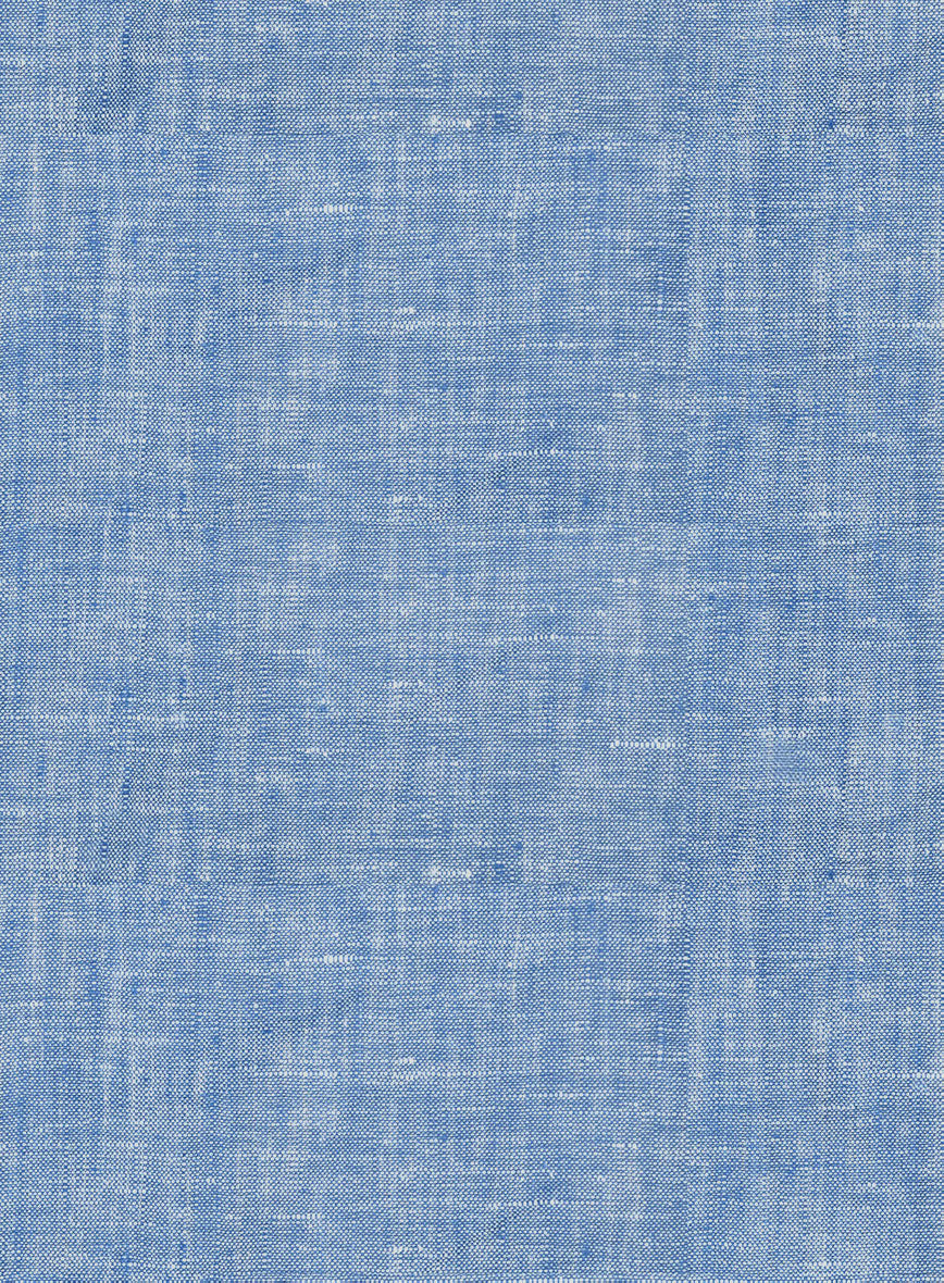 Desert Blue Linen Shorts - StudioSuits